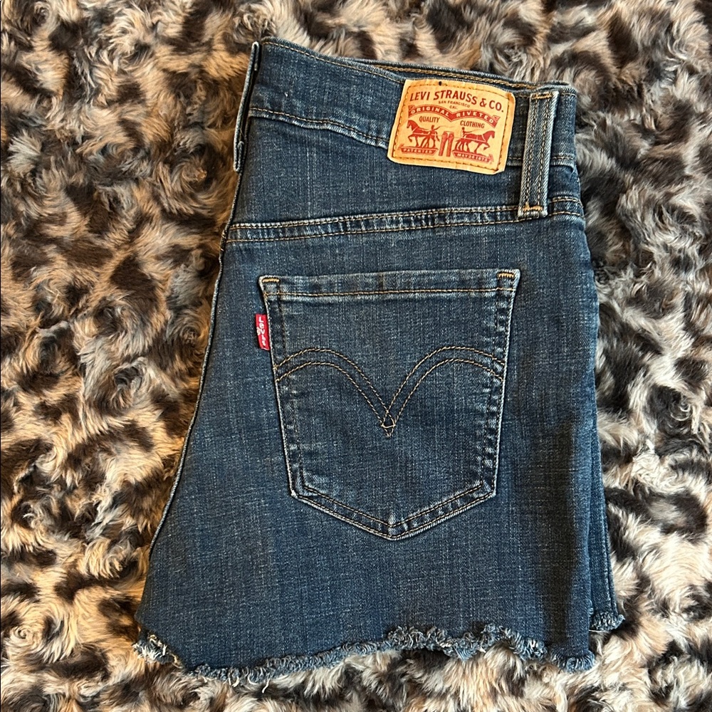 Levi Strauss jean shorts size 27 new never worn  never washed